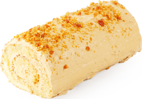 Рулет з ірискою та арахісом ваг