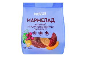Мармелад з ар.вин.та лимону Novus 200г