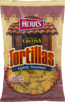 Herr's Authentic Cantina Style Tortilla Chips Lightly Seasoned
