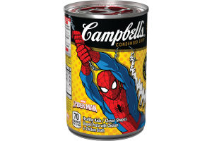 Campbell's Condensed Soup Spiderman Shaped Pasta with Chicken in Chicken Broth