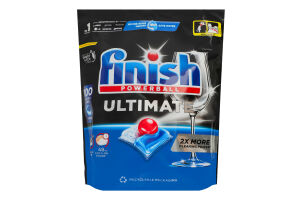 Средство для мытья посуды в посудомоечных машинах в капсулах All in 1 Ultimate Powerball Finish 100шт