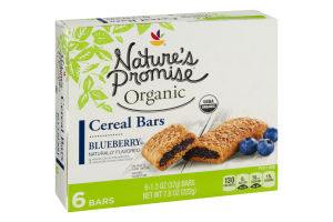 Nature's Promise Organic Cereal Bars Blueberry - 6 CT