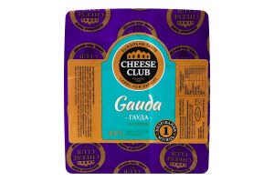Сыр 50% твердый 1 месяц созревания Гауда Cheese Club кг