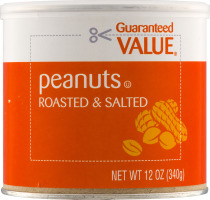 Guaranteed Value Peanuts Roasted & Salted