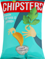 Чипси картопляні Сметана із зеленню Chipster's м/у 60г