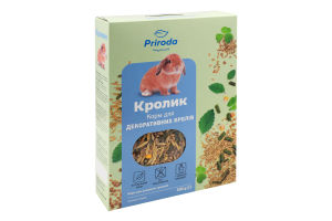 Корм для декоративных кролей Природа к/у 500г