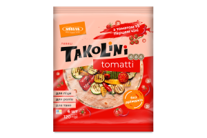 Лаваш с томатом и перцем чили Tomatti Takolini Київхліб м/у 120г
