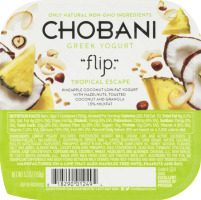Chobani Greek Yogurt Flip Tropical Escape