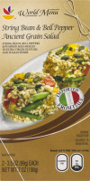 Ahold World Menu String Bean & Bell Pepper Ancient Grain Salad