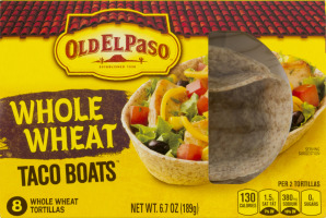 Old El Paso Whole Wheat Taco Boats - 8 CT