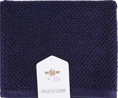 Рушник MBM My Home Затока синій 50х90 BT-06M