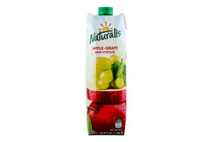 Нектар осветленный пастеризованный Apple-grape Naturalis т/п 1л