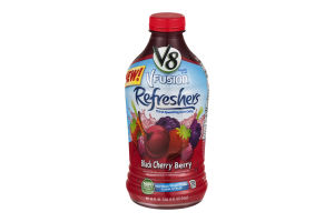V8 V-Fusion Vegetable & Fruit Juice Refreshers Black Cherry Berry