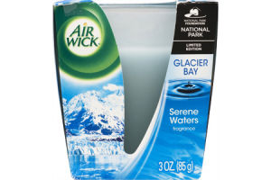 Air Wick Glacier Bay Serene Waters Fragrance Scented Candle