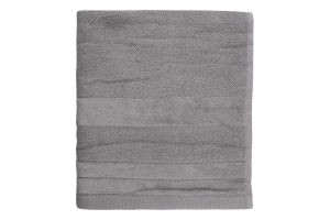 Рушник сірий махровий велюр 50*90см 500г/м2 GM Textile