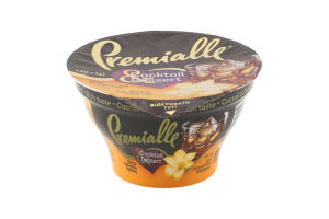 Десерт 9% кисломолочний з наповнювачем Ваніль з ароматом бурбону Сocktail&Dessert Premialle ст 140г