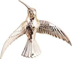 Прикраса ялинкова Птах 14*2,5см в асорт 833979