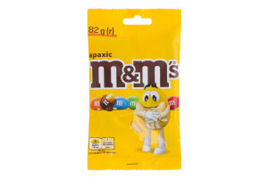 Драже с арахисом и молочным шоколадом покрытые разноцветной сахарной глазурью M&M`s м/у 82г