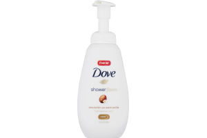 Dove Shower Foam Foaming Body Wash Shea Butter With Warm Vanilla