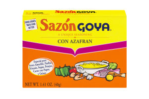 Sazon Goya A Unique Seasoning Con Azafran