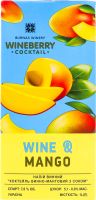Напиток винный 1л 7.8% с соком Wine&Mango Cocktail Wineberry т/п