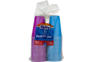 Hefty Party On! Cup - 80 CT