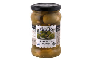 Оливки греческие начиненные миндалем Almito с/б 270г