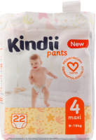 Трусики-підгузники для дітей 9-15кг 4 Maxi Pants Kindii 22шт
