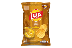 Чипсы картофельные со вкусом соуса по-голландски Нежная горчица Lay's м/у 95г