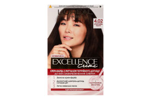 Крем-фарба д/волосся Екселенс Крем 4.02 чарівний каштан Лореаль