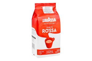 Кава натуральна смажена в зернах Qualita Rossa Lavazza м/у 1кг