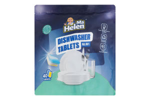 Таблетки для посудомоечных машин All in 1 Ms Helen 40х20г