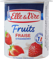 Десерт молочный 2.3% с клубникой Fruits Elle&Vire ст 125г