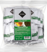 Чай зеленый китайский байховый мелкий China green tea RIOBA м/у 100х1.5г