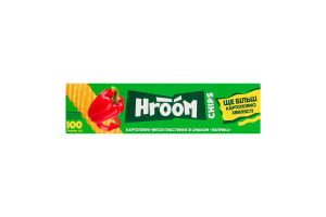 Чипсы картофельные пластинки Паприка XXL Hroom! к/у 100г