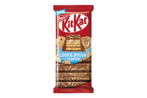 Шоколад молочний з вафлею, білою глазур'ю та начинкою зі смаком тіста для печива Kit Kat м/у 99г