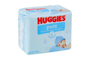 Серветки вологі для дітей Pure Huggies 3х56шт