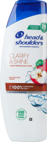Шампунь проти лупи Очищення та блиск Head&Shoulders 400мл