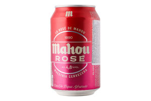 Напій пивний Mahou Rose 4,8% 0,33л з/б