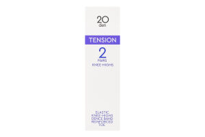 Напівпанчохи жіночі Conte elegant Tension 20den 23-25 bronz 2пари