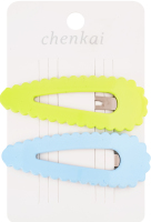 Заколка-хлопавка д/волосся різнокольорова 6см в асортименті