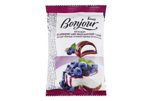 Десерт со вкусом черники и маскарпоне Bonjour м/у 29г
