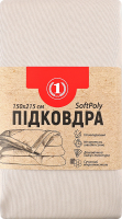Пододеяльник бежевый 150х215см №1471101 ТМ "1" 1шт
