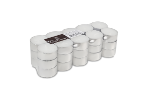 Свічка чайна біла блок 6год №У7055 Kyiv Candle Factory 30шт