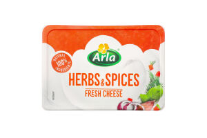 Крем-сир 50% Herbs&Spices Arla п/у 200г