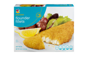 Ahold Flounder Fillets Breaded