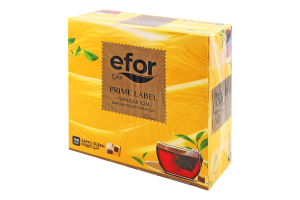 Чай Efor Prime Label 100 шт чорн. (Туреччина)