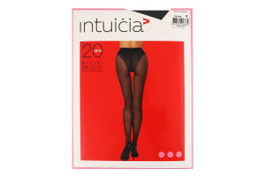 Колготи жіночі Bikini Premium чорні 20ден р.4 Intuicia
