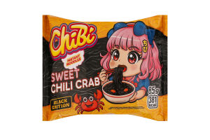 Вермишель быстрого приготовления со вкусом краба ChiBi м/у 85г