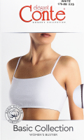 Бюстьє жіноче Conte elegant Basic Collection №LBE2017 170-80/XXS white